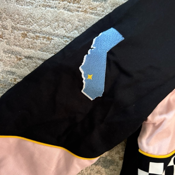 Disneyland Racing Jacket Disney Castle Princess Varsity NWT - Picture 10 of 11